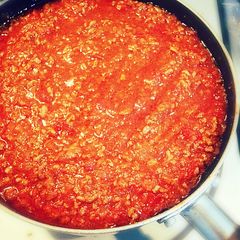 A picture of Simple, Elegant, Authentic Meat Sauce.