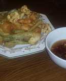 Tempura and Ginger Soy Sauce