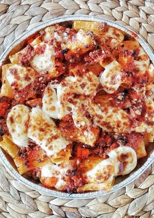 A picture of Baked Pasta, Air Fryer Method.