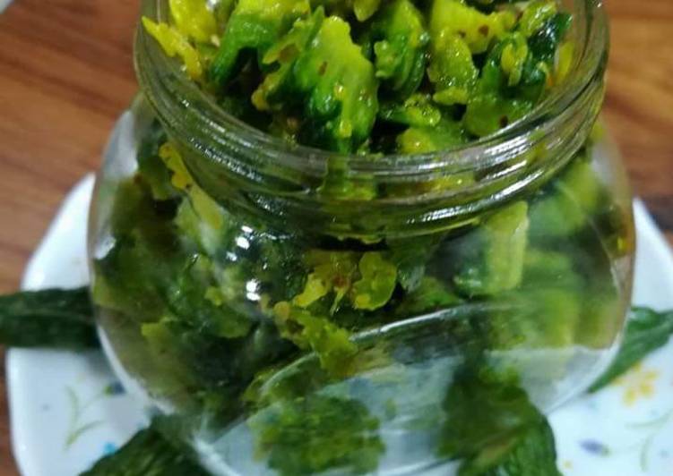 Recipe of Speedy Bitter gourd pickle