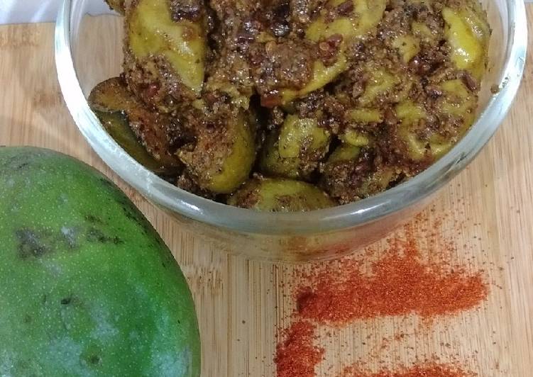 Steps to Prepare Perfect Fresh Mango Pickle