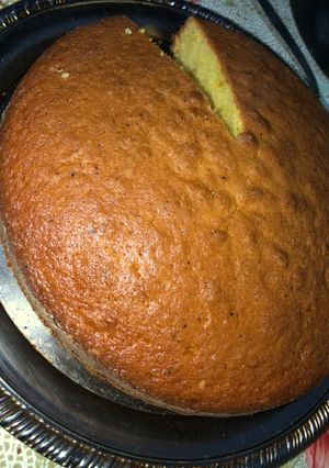 Una foto de Torta a base de crema
