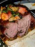 Sweet n Spicy Basil Tomato Filet Mignon