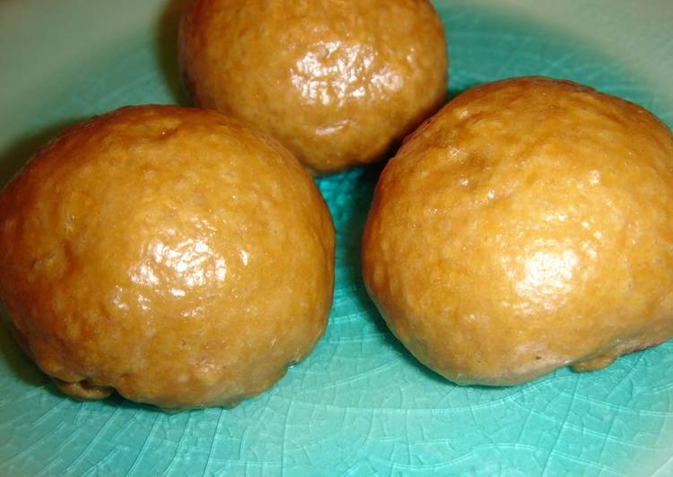 Steps to Prepare Perfect Flour Manju Buns (Brown Sugar)