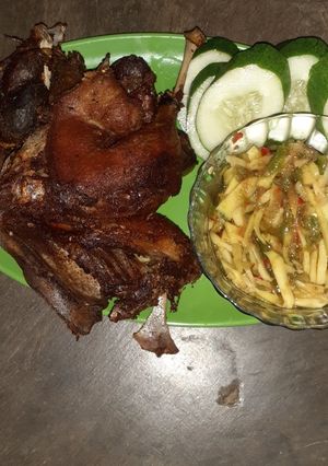 Foto resep Bebek goreng sambal pencit