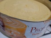 Una foto de bizcochuelo dulce de batata