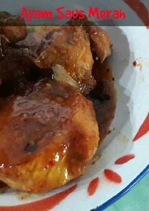 Foto resep Ayam Saus Merah