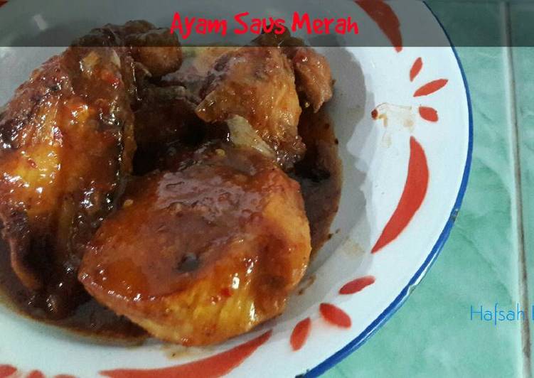 Bagaimana Menyiapkan Ayam Saus Merah Anti Gagal