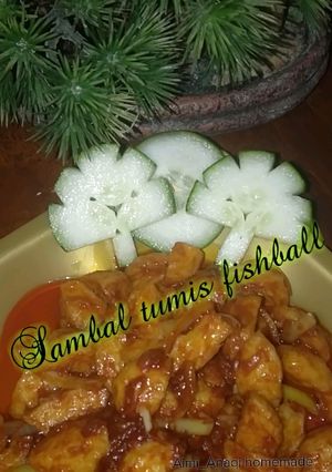 Gambar Sambal tumis fishball
