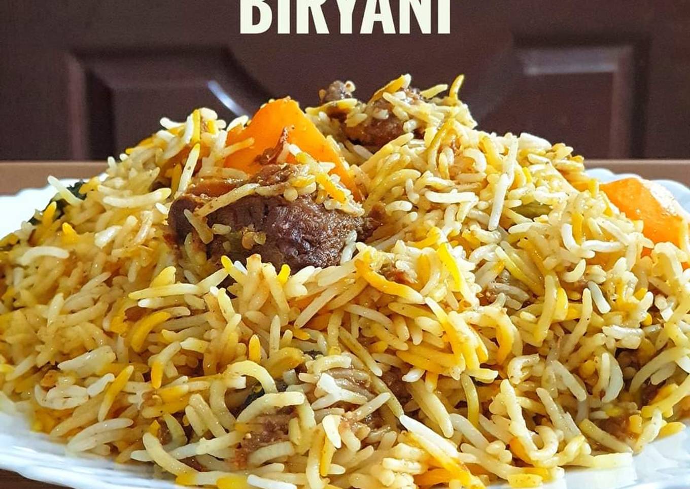 3 Spice Beef Biryani