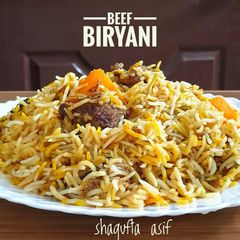 A picture of 3 Spice Beef Biryani.