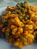 Arroz con carne en adobo