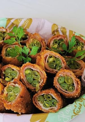 Rántott zöldbab recept fotója