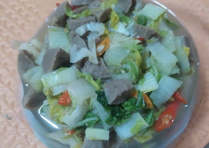 Resep Tumis sawi bakso, Sempurna