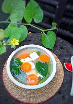 Foto resep Sup sawi tahu