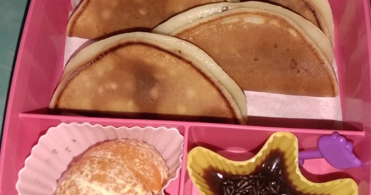 Pan cake bekal sekolah