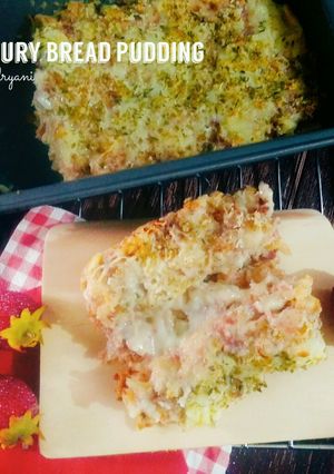Foto resep Savoury Bread Pudding