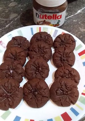 A picture of Easy Nutella cookies.