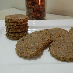 A picture of Barnyard Millet Peanut Crackers/Fasting Crackers.