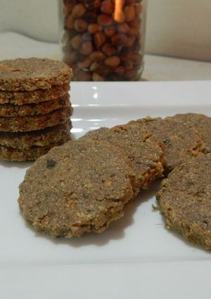 A picture of Barnyard Millet Peanut Crackers/Fasting Crackers.