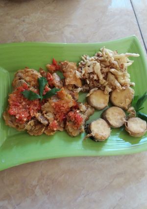 Foto resep Ayam penyet sambel korek