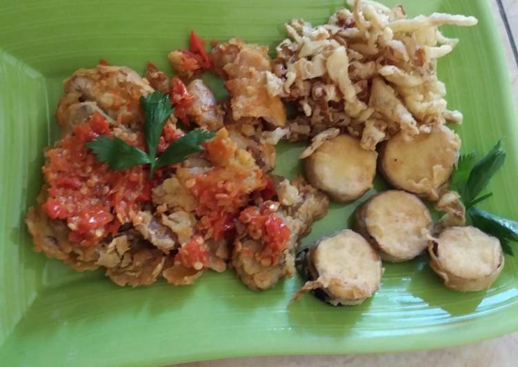 Bumbu Menyiapkan Ayam penyet sambel korek, Menggugah Selera