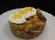 Una foto de garbanzos especiados