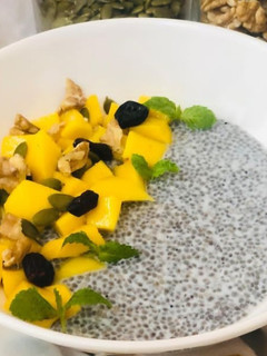A picture of Millet pudding.