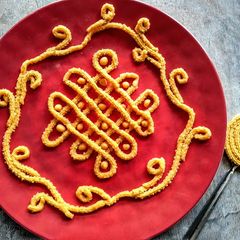 A picture of Chakli.