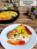 Omelette Kerang Kentang Bayam (Frittata)