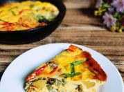 Gambar onion potato frittata