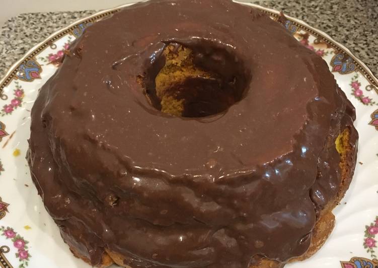 Bolo de Cenoura com Brigadeiro