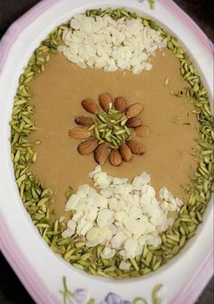 صورة لوصفة حلوى الماهو