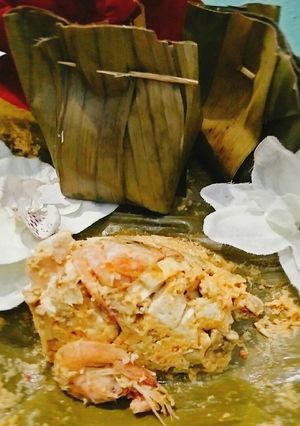 Foto resep Botok tahu udang pete