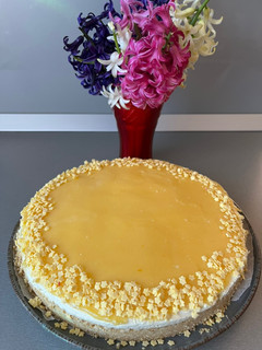 Sűrített tejes citromos tart 🍋 recept fotója