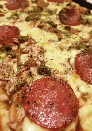 Una foto de Masa para pizza (familiar)