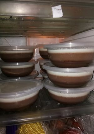 Foto resep Puding lapis coklat