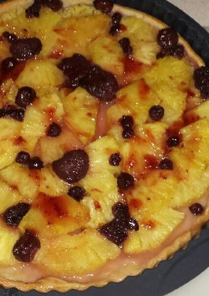 Foto principal de Tarta de piña y frutos del bosque