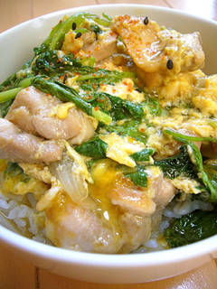 A picture of Quick, Easy and Creamy Chicken and Egg Rice Bowl.
