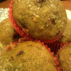 A picture of " Cranberry - Pumpkin Muffins ".
