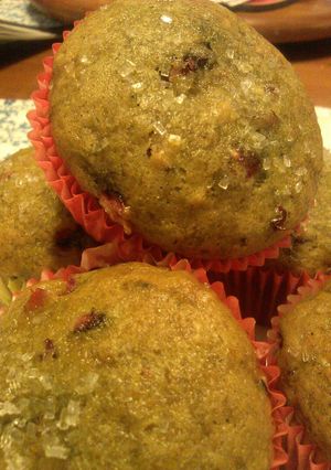 A picture of " Cranberry - Pumpkin Muffins ".