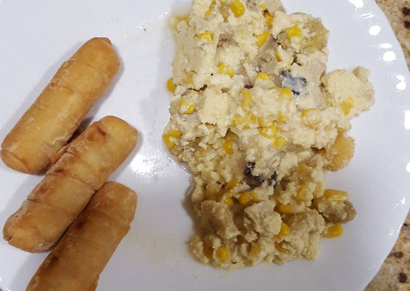 Huevos revueltos caribeños
