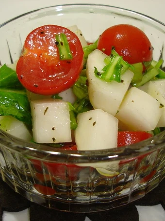 Easy Way Make Turnip and Cherry Tomato Salad with Olive Oil the Awesome  Makes you drool