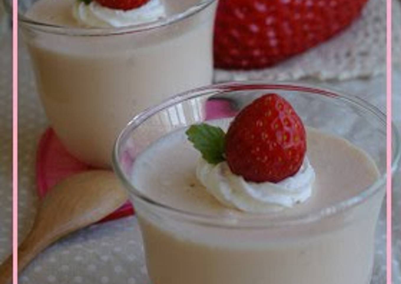 Strawberry Bavarois