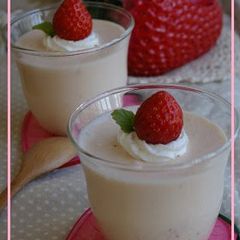 A picture of Strawberry Bavarois.