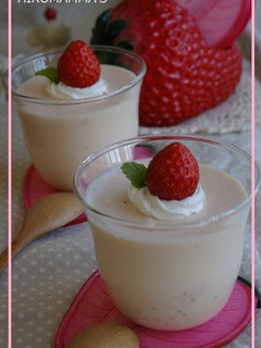A picture of Strawberry Bavarois.