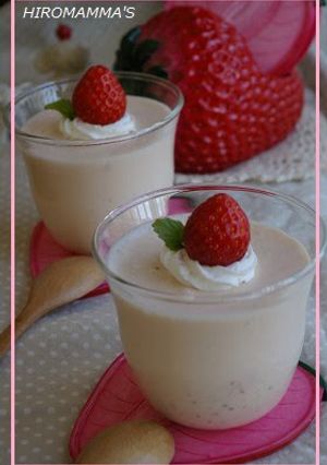 A picture of Strawberry Bavarois.