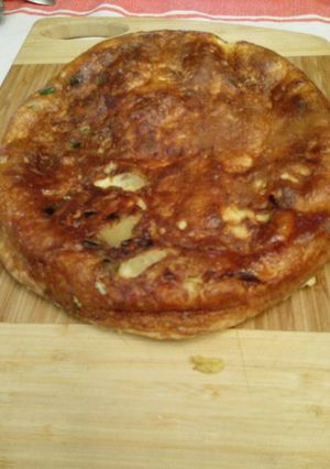 Una foto de Tortilla española a la toluqueña