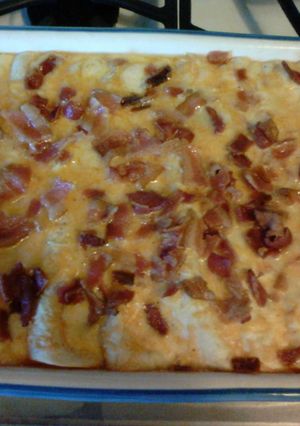 A picture of Breakfast Enchiladas.
