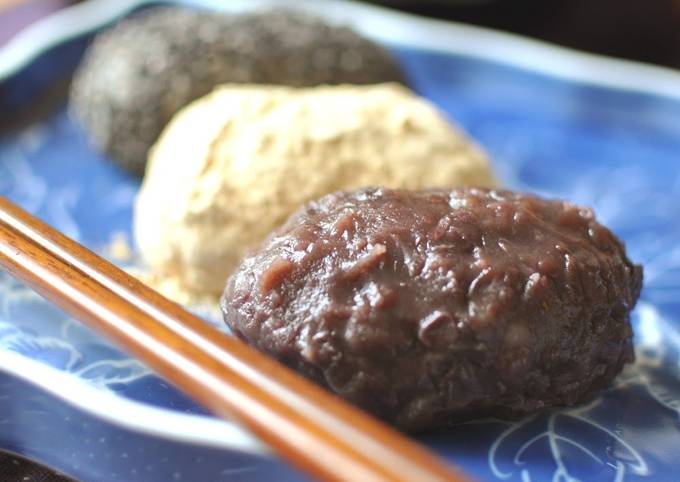 Spring Botamochi and Autumn Ohagi